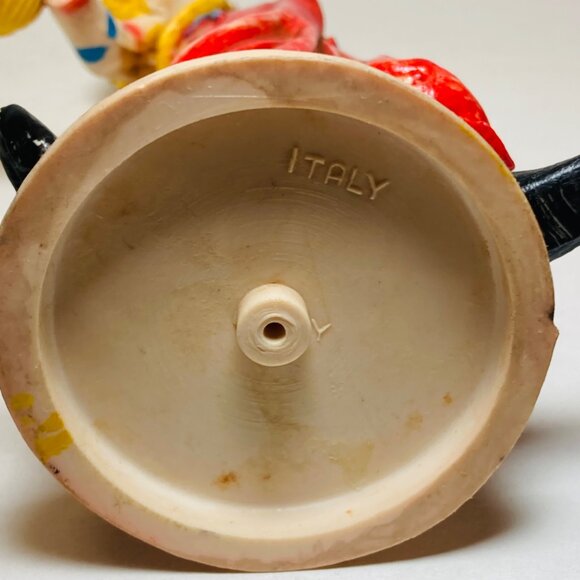 Fontanini Depose Clown Drinking Vintage Italy Resin Circus 8 inches as is - Picture 3 of 9